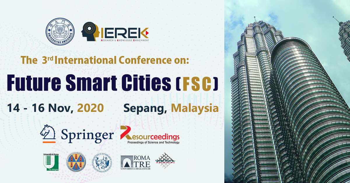 Future Smart Cities (FSC) - 3rd Edition